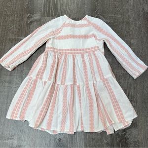 Zara Pink and Cream Dress - 4-5 yrs